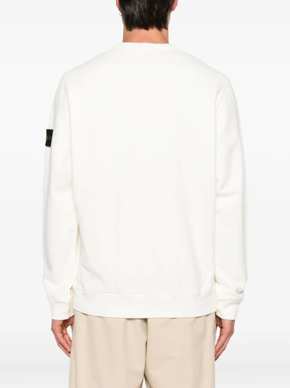 Stone Island Men Cotton Fleece Crew Neck Sweatshirt