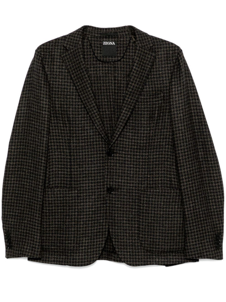 Zegna Men Wool, Linen And Cashmere Jacket