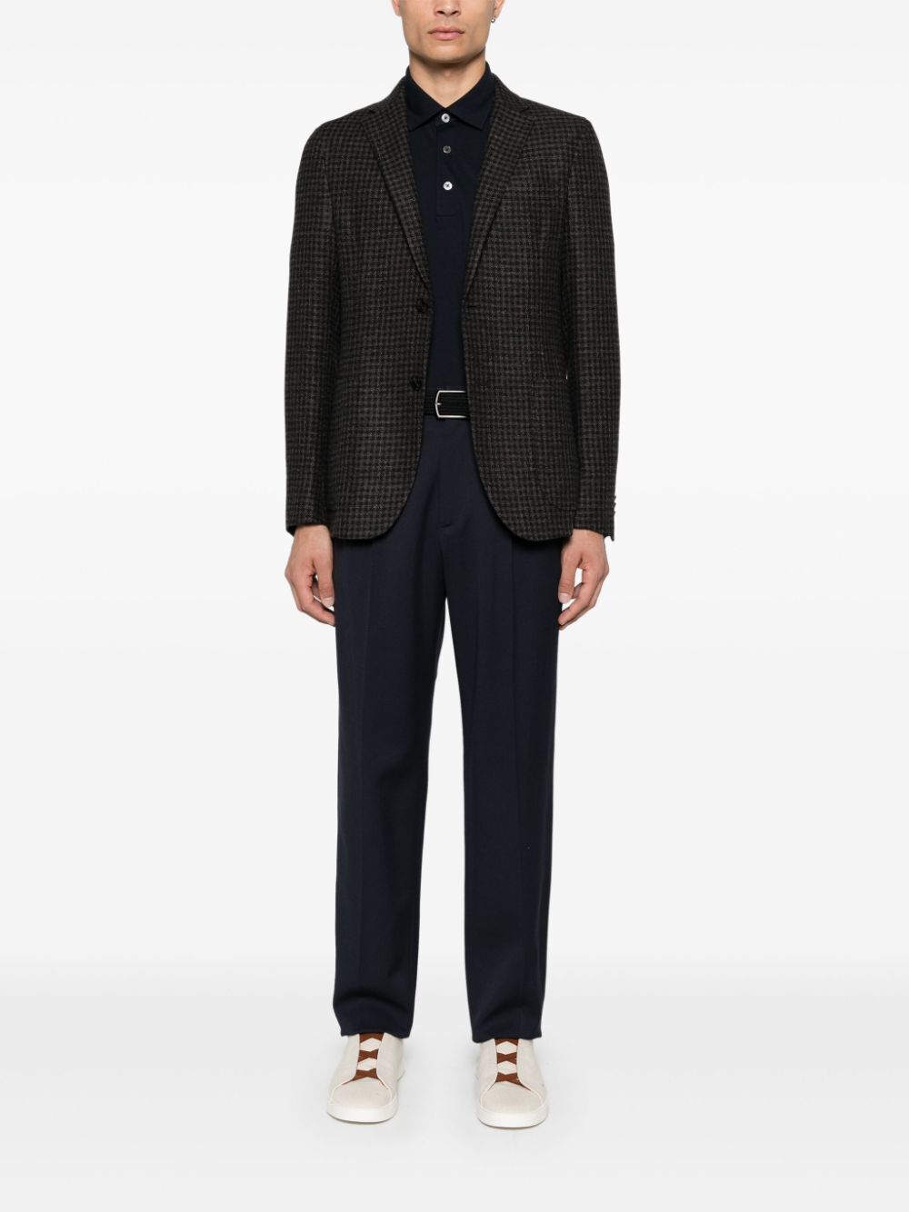 Zegna Men Wool, Linen And Cashmere Jacket