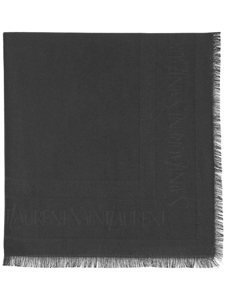 Saint Laurent Men Sciarpa Logo