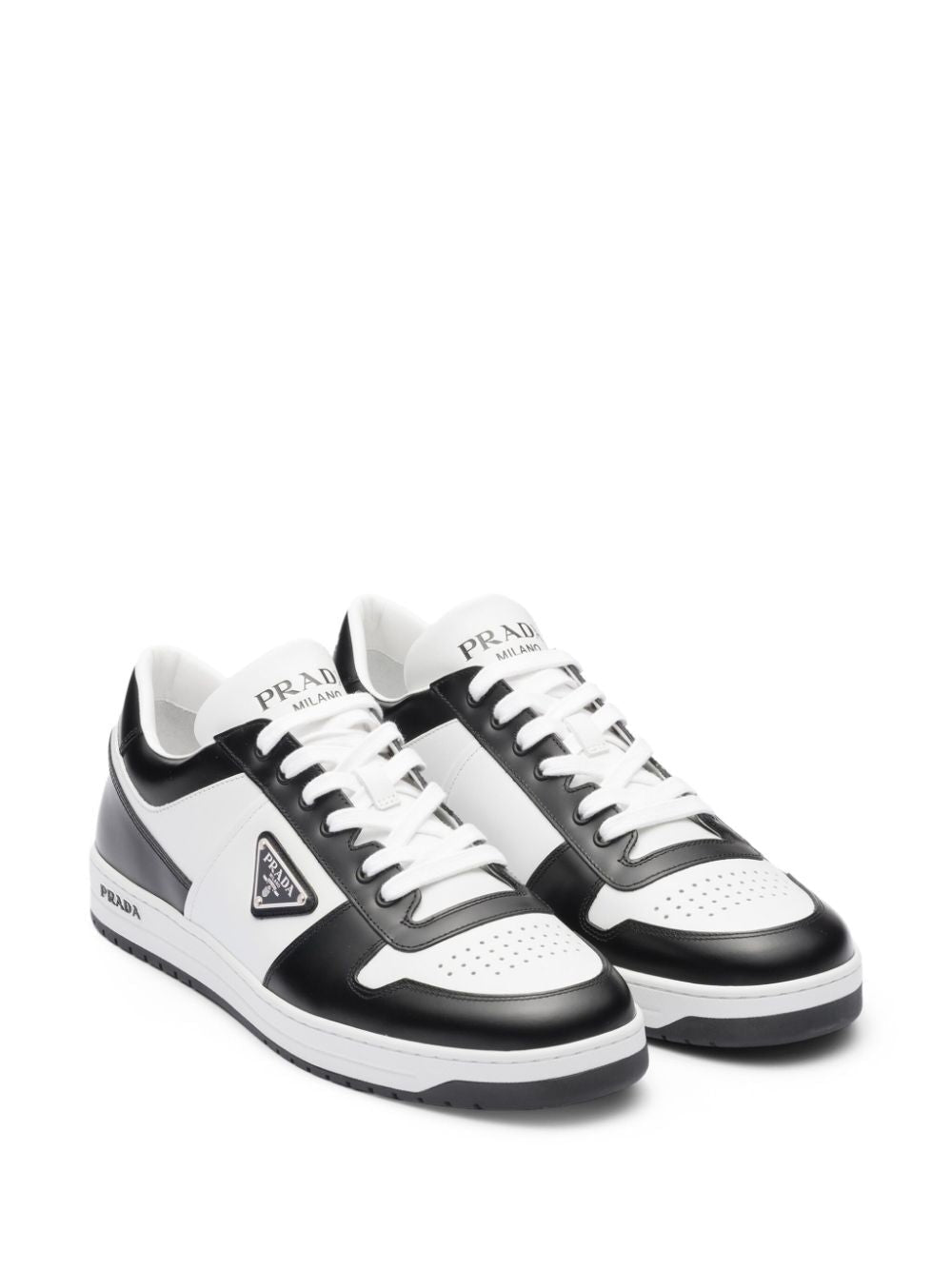Prada Men Two-Tone Downtown Sneakers
