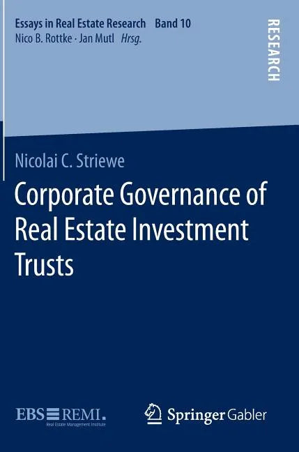 Corporate Governance of Real Estate Investment Trusts - Hardcover