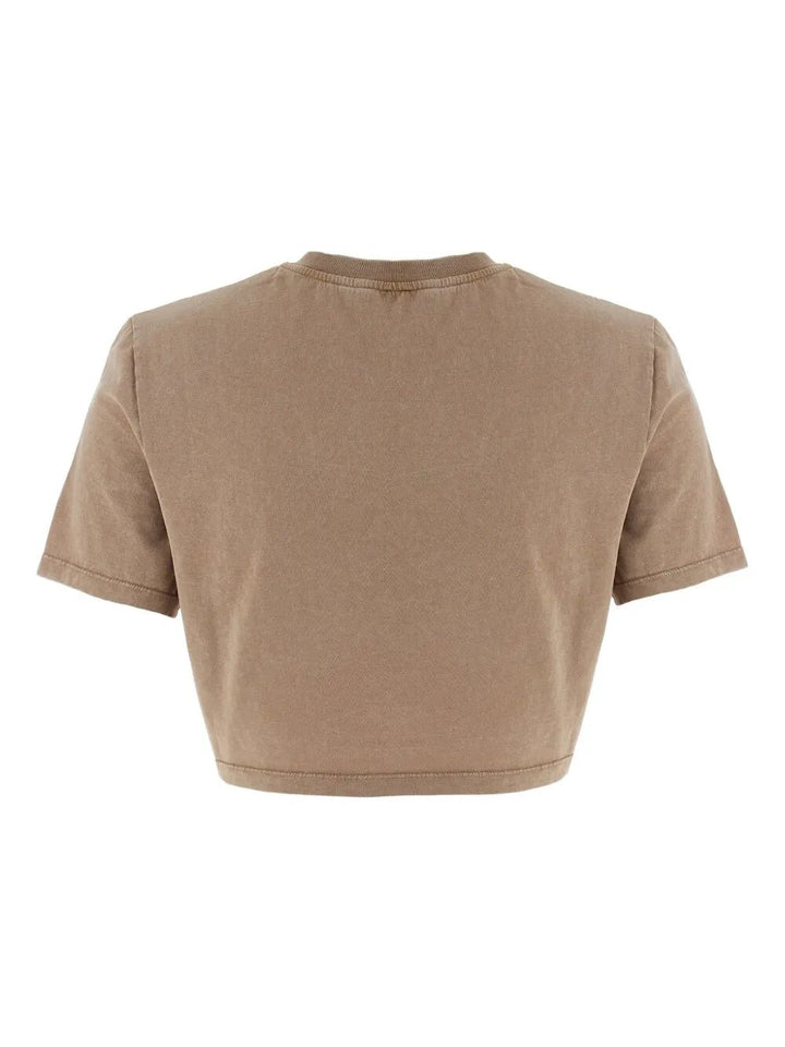 Fendi Women 3D Fendi Roma Cropped T-Shirt