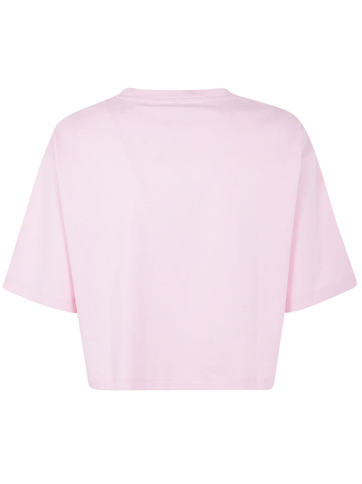 Balmain Women Balmain Printed Cropped T-Shirt