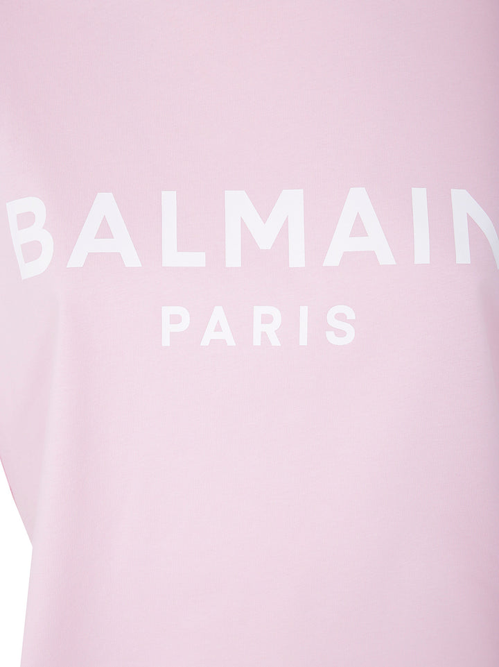 Balmain Women Balmain Printed Cropped T-Shirt