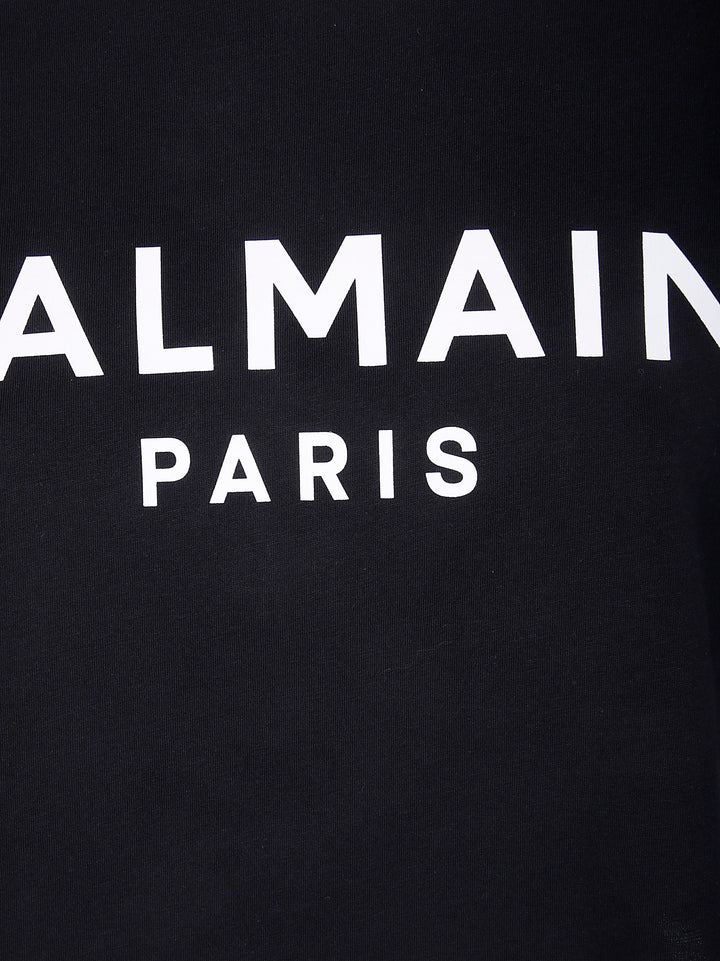 Balmain Women Balmain Printed Cropped T-Shirt