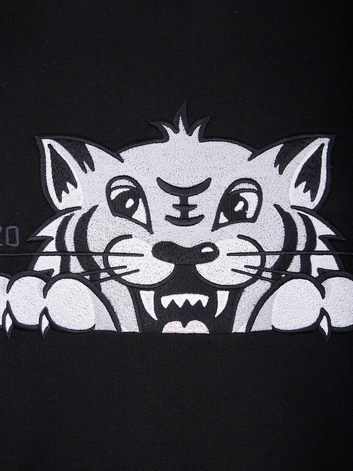 Kenzo Unisex "Kenzo Happy Tiger" Embroidered Classic Sweatshirt