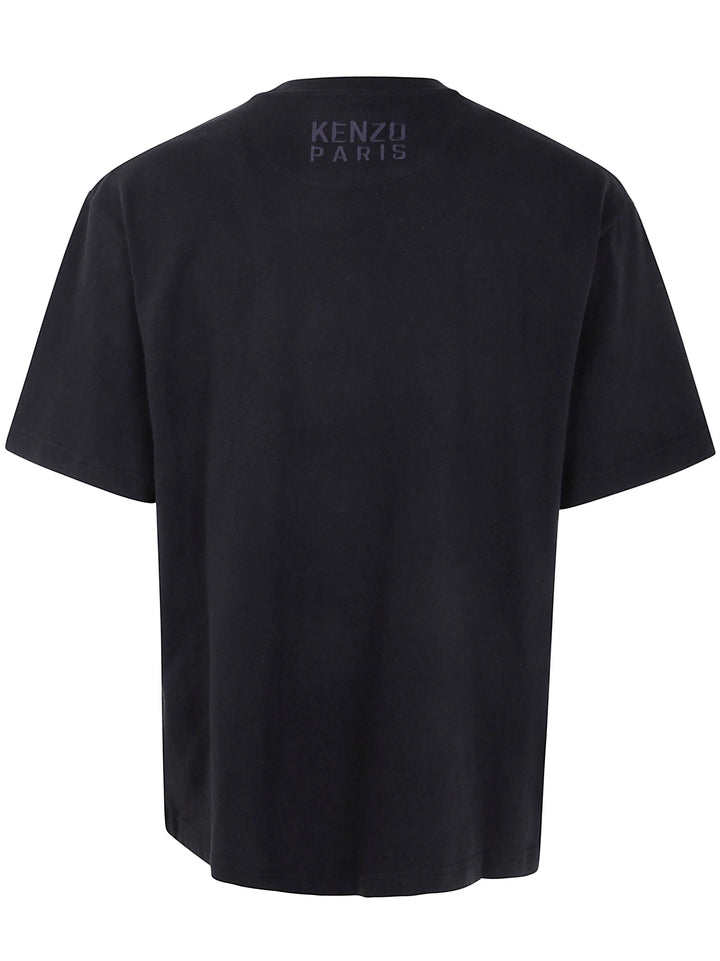 Kenzo Unisex "Gots Kenzo Happy Tiger" Embroidered Oversize Tshirt