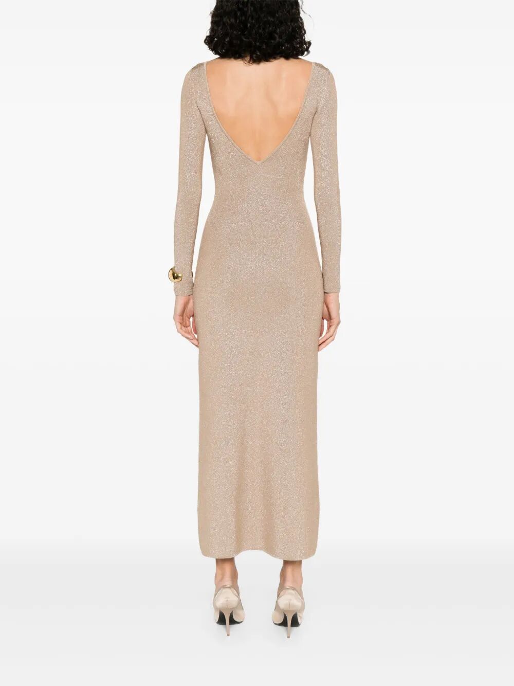 Max Mara Pianoforte Women Knit Lurex Dress "Bracco"