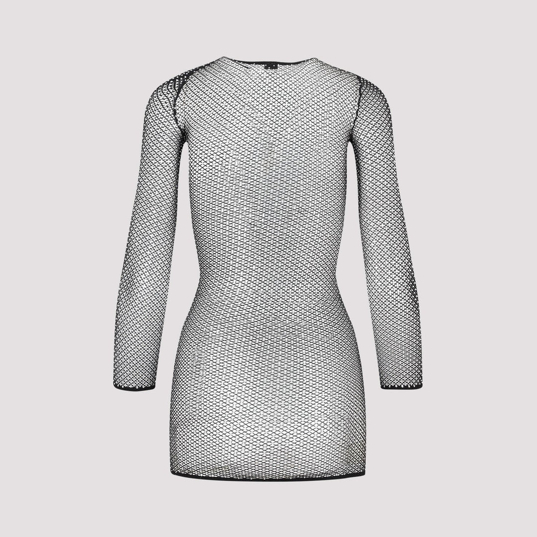 Balenciaga Crystal Mesh Mini Top Women