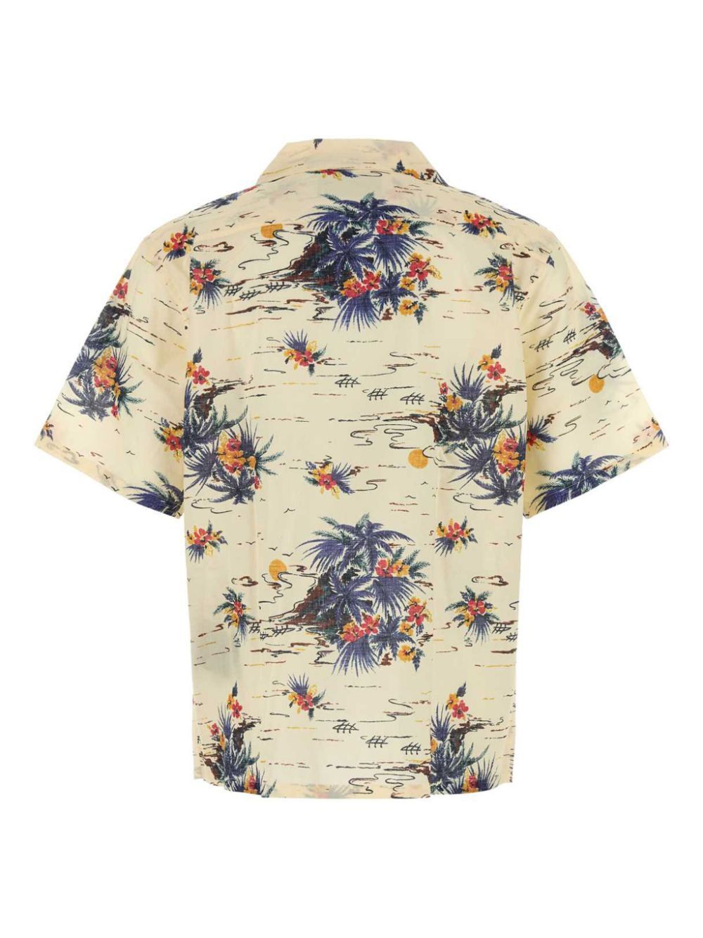 Prada Men Hawaii Batista Cotton Short-Sleeved Shirt