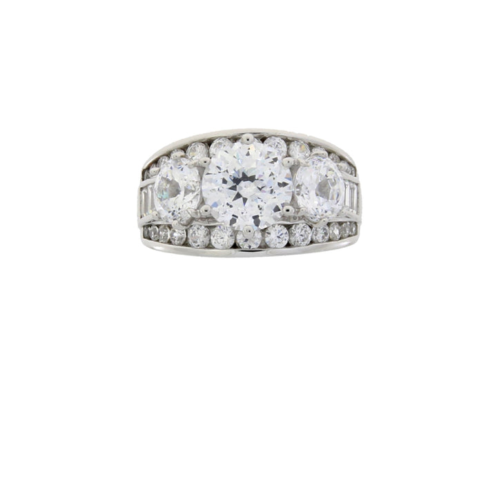 Cubic Zirconium CZ SS Bridal Sterling Silver