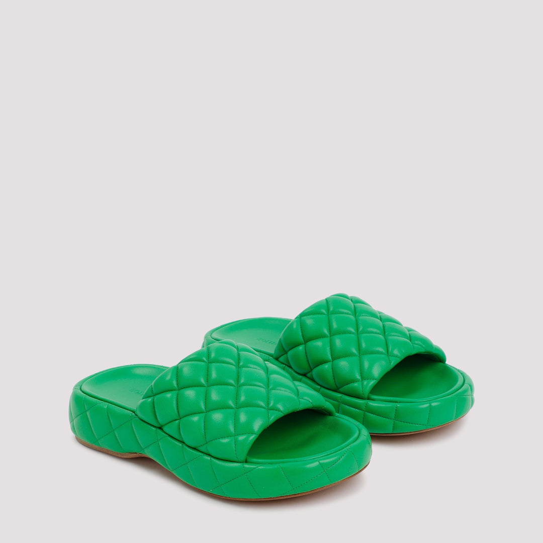 Bottega Veneta Padded Leather Sandals Women