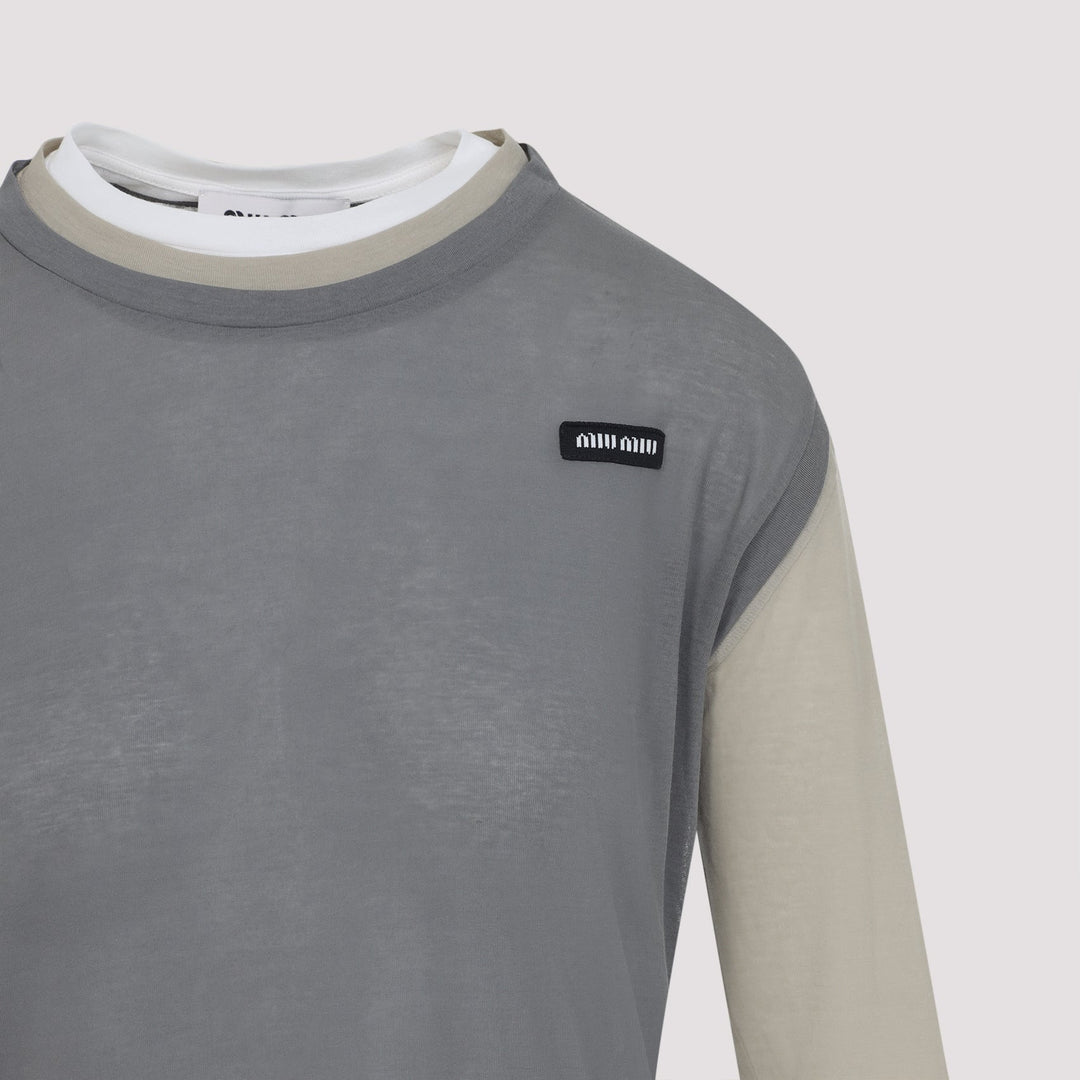 Miu Miu Cotton T-Shirt Women