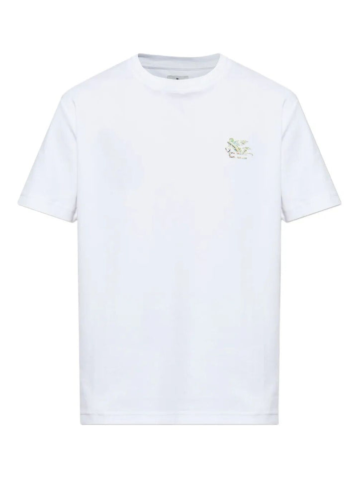 Etro Men Pegaso Embroidery Cotton T-Shirt