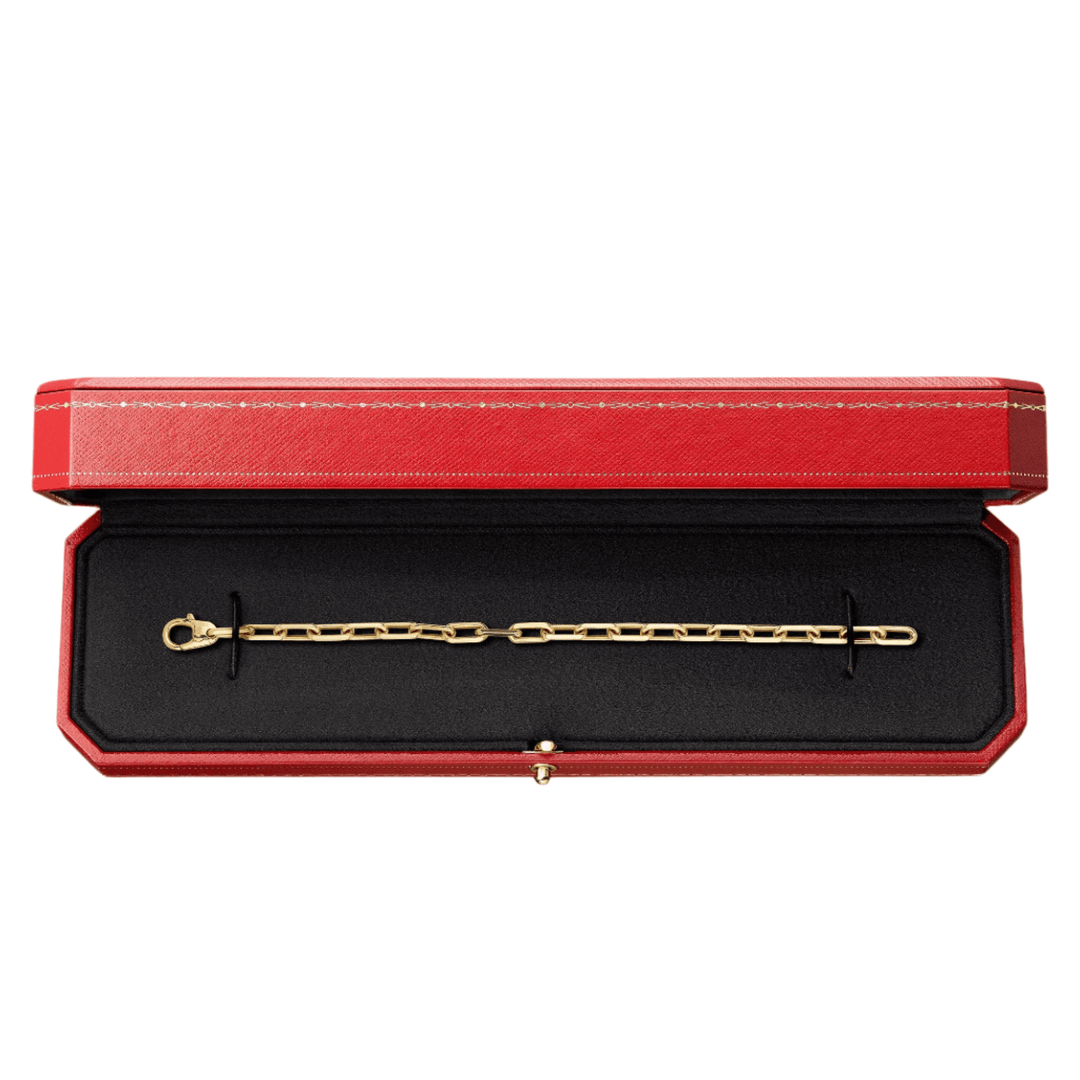 Cartier Santos de Cartier Bracelet, Chain, Medium Model, Yellow Gold