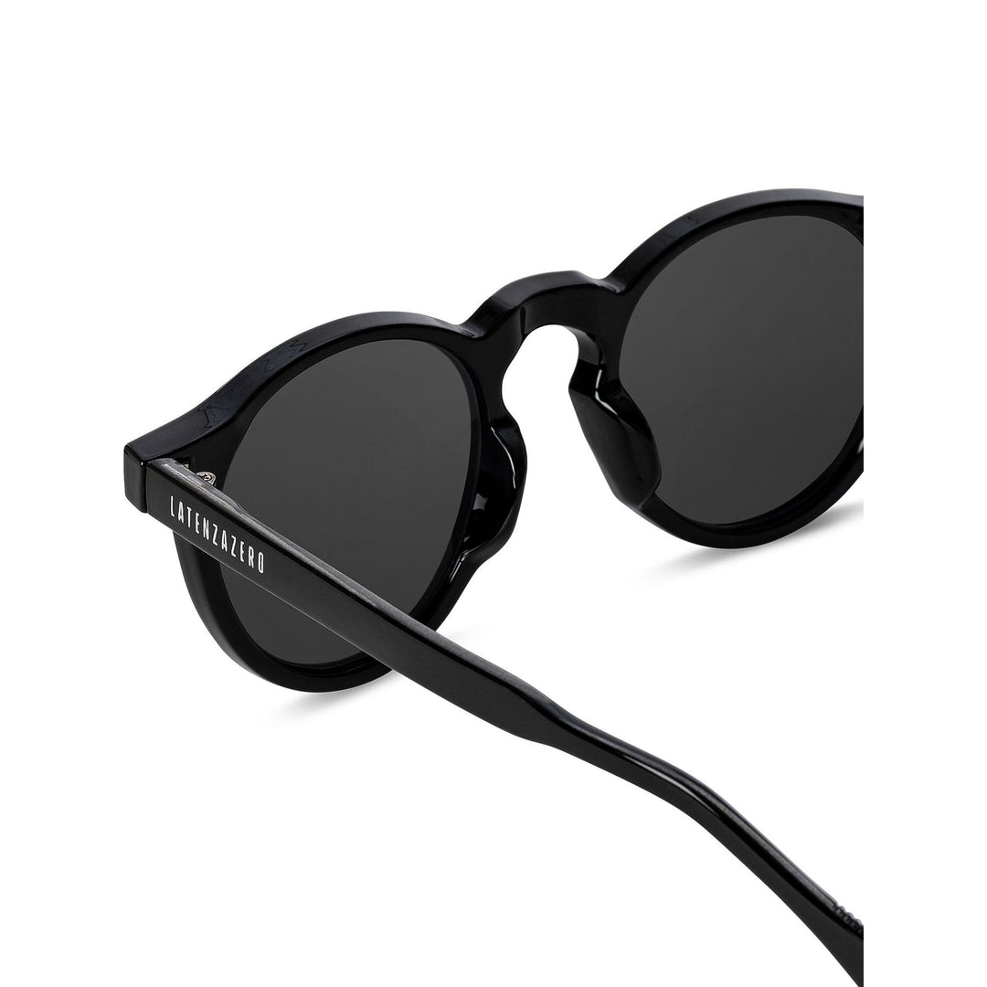 Black stylish Italian designed affordable sunglasses with UV protection.