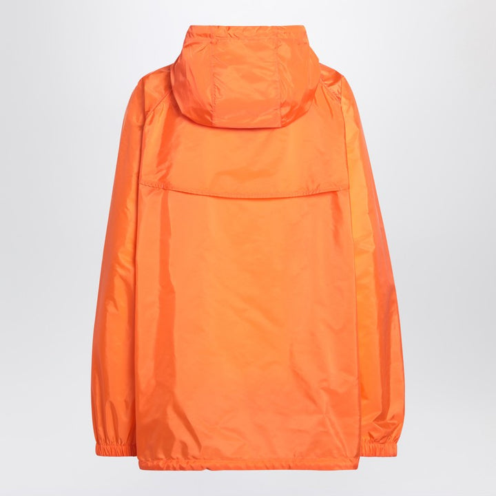 Prada Orange Raincoat In Lightweight Re-Nylon Women