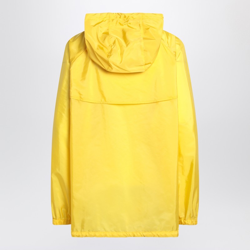 Prada Yellow Raincoat In Lightweight Re-Nylon Women