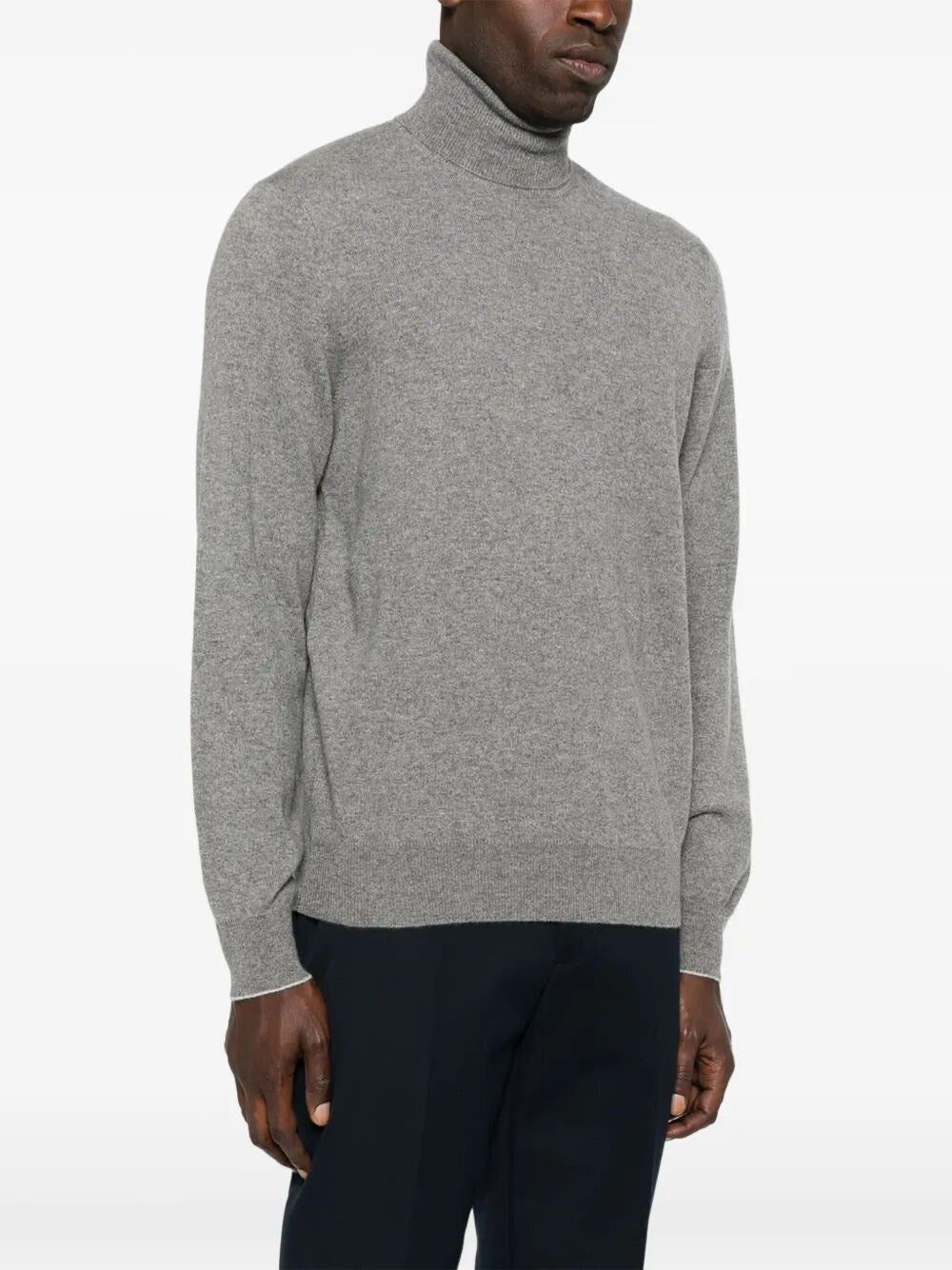 Brunello Cucinelli Men Cashmere Turtle-Neck Sweater