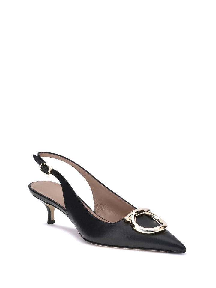 Ferragamo Women Gancini Slingback Pumps
