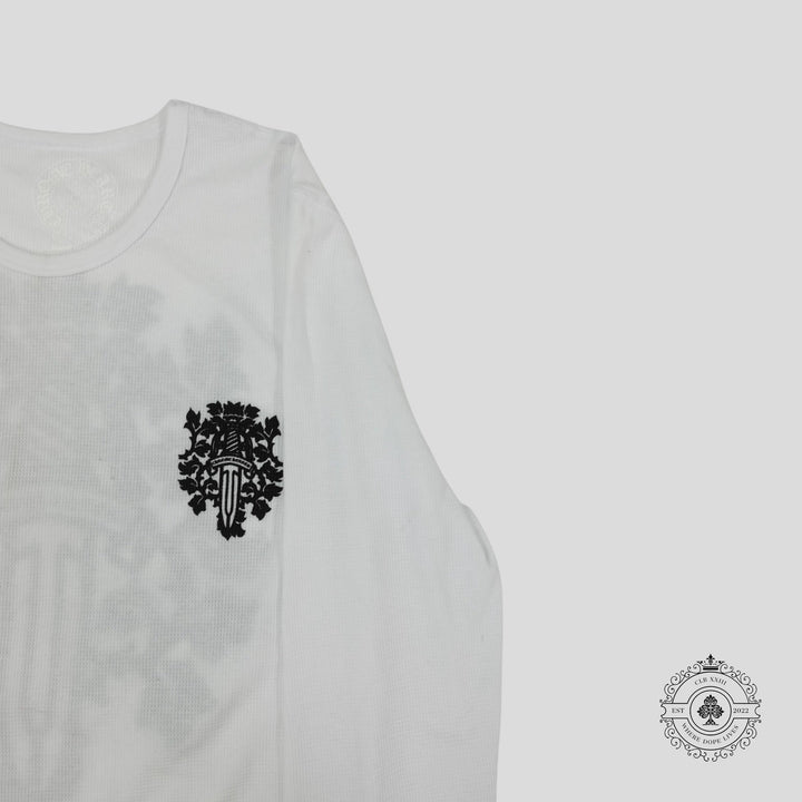 Chrome Hearts Dagger Thermal Long Sleeve in White
