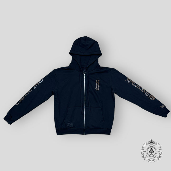 Chrome Hearts 1988 Zip Up Hoodie in Black
