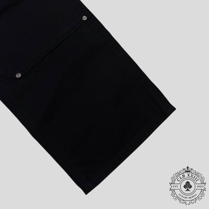 Chrome Hearts Double Knee Carpenter Pants in Black