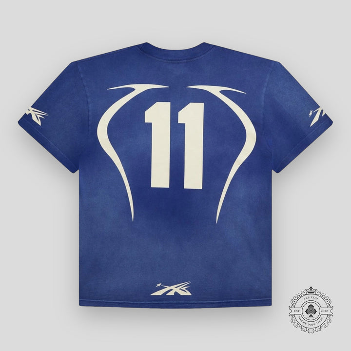 Hellstar Warm Up Tee in Blue
