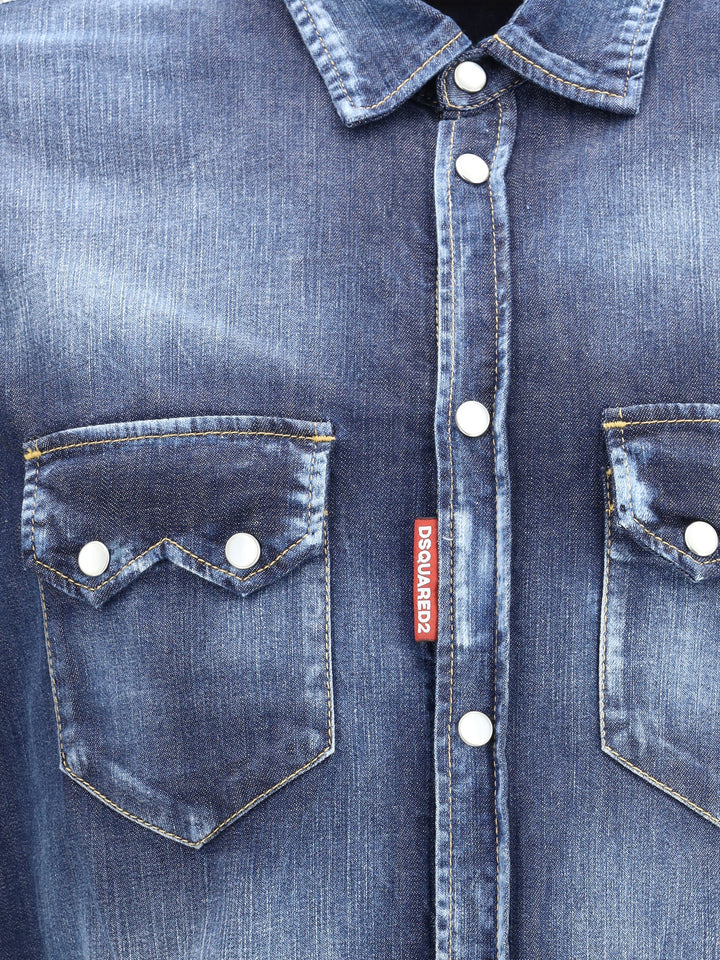 Dsquared2 Men Denim Shirt