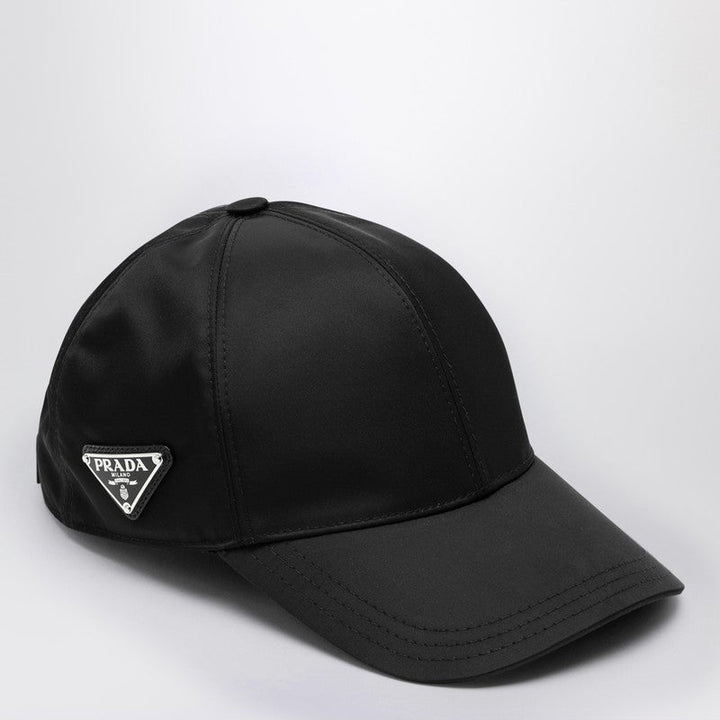 Prada Black Nylon Baseball Cap Men