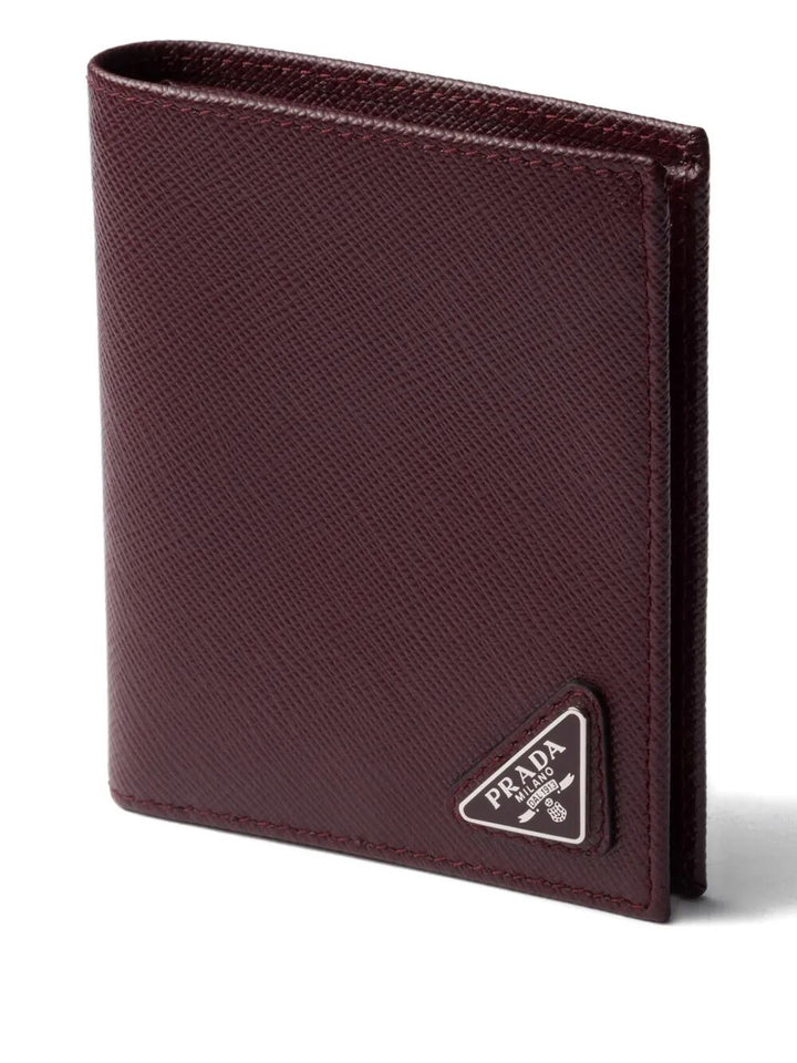 PRADA Mini Saffiano Leather Wallet - Compact Design