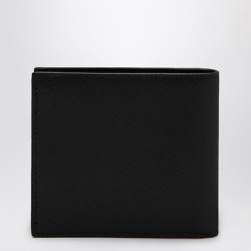Prada Black Wallet In Saffiano Leather Men