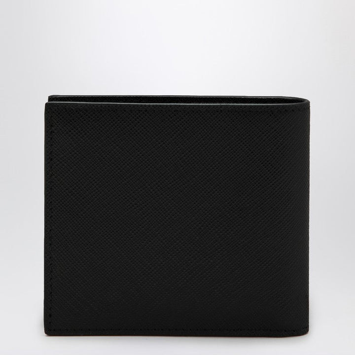 Prada Black Wallet In Saffiano Leather Men