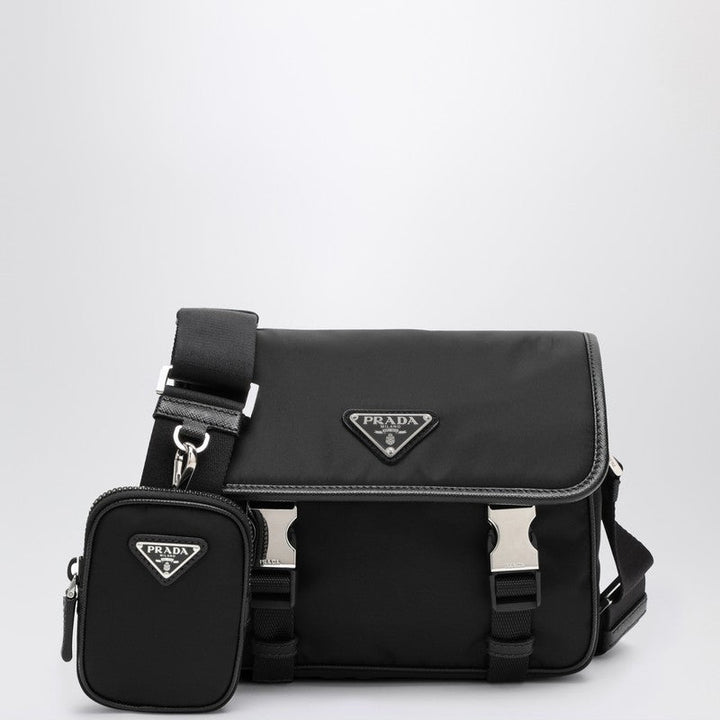 Prada Black Re-Nylon Shoulder Bag Men