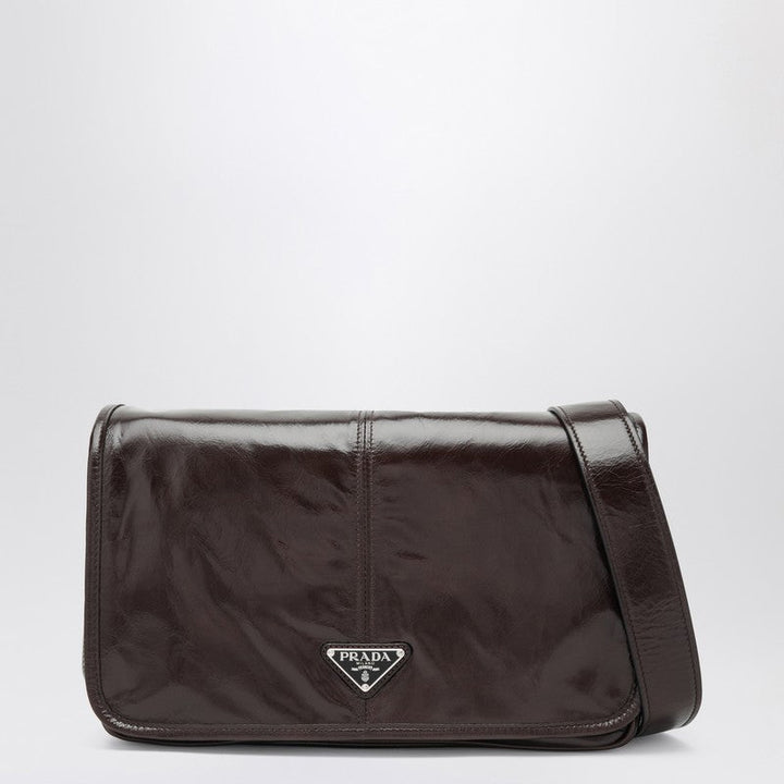 Prada Brown Shoulder Bag With Flap Men
