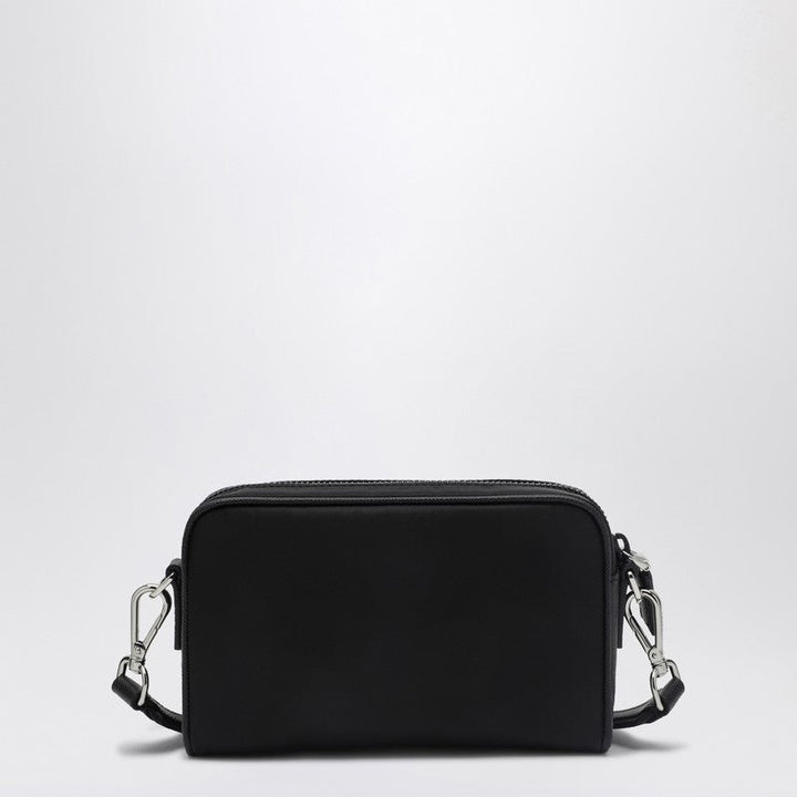Prada Shoulder Bag In Re-Nylon And Black Saffiano Men