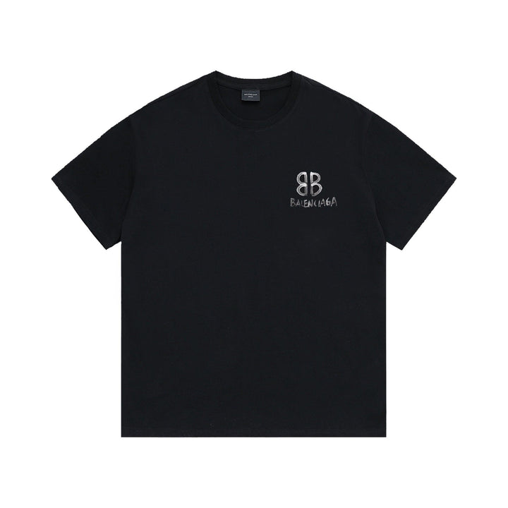 Balenciaga Black T-Shirt Without Collar