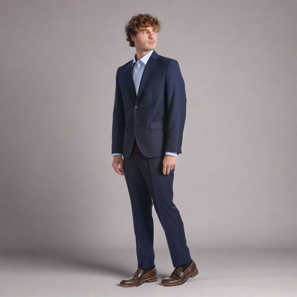 Baldinini Trend blue single breasted Suits