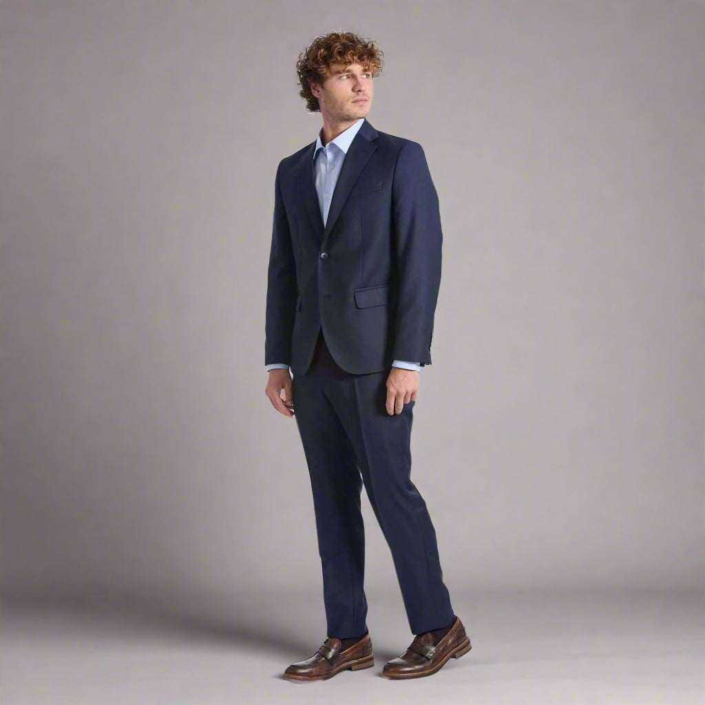 Baldinini Trend blue single breasted Suits
