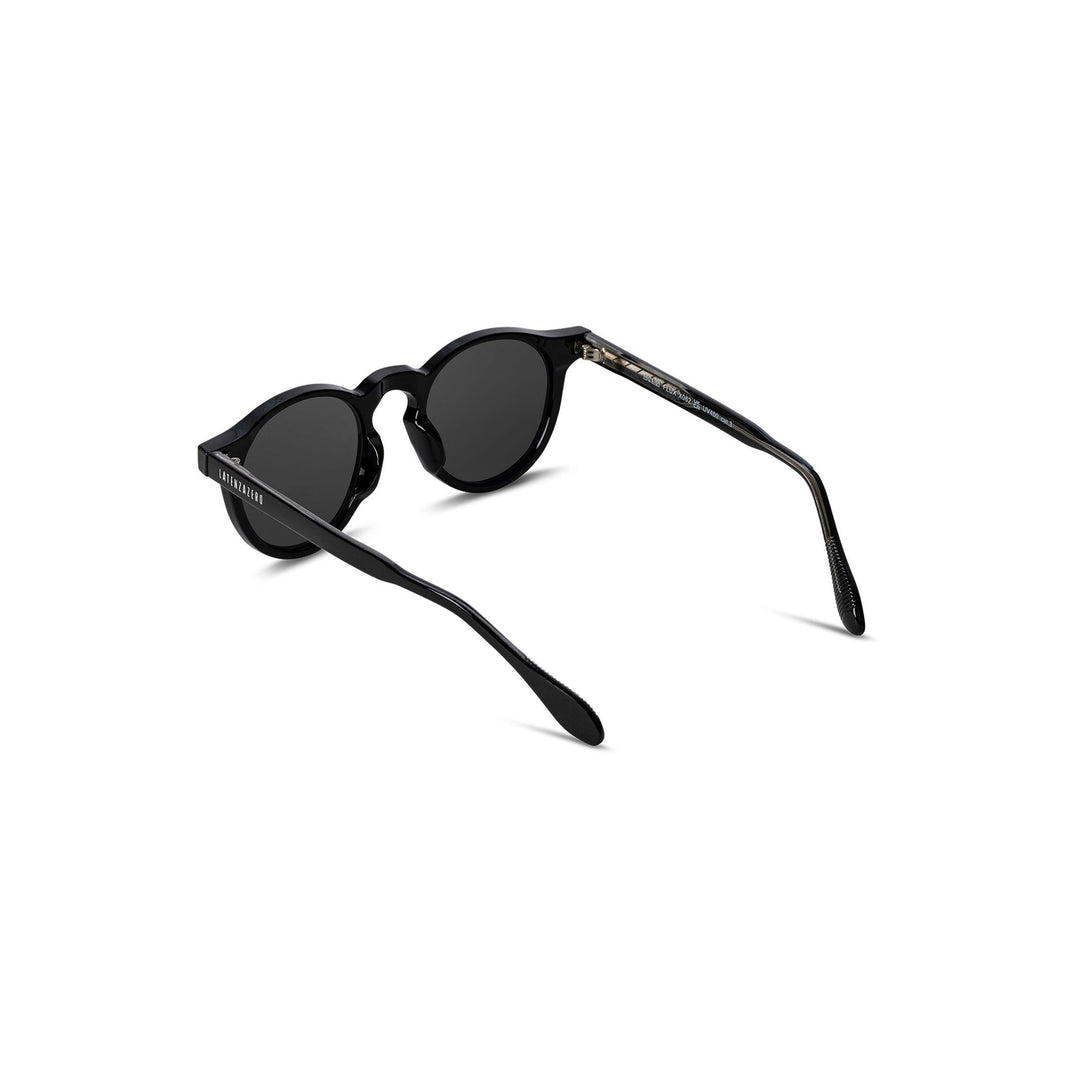 Black stylish Italian designed affordable sunglasses with UV protection.