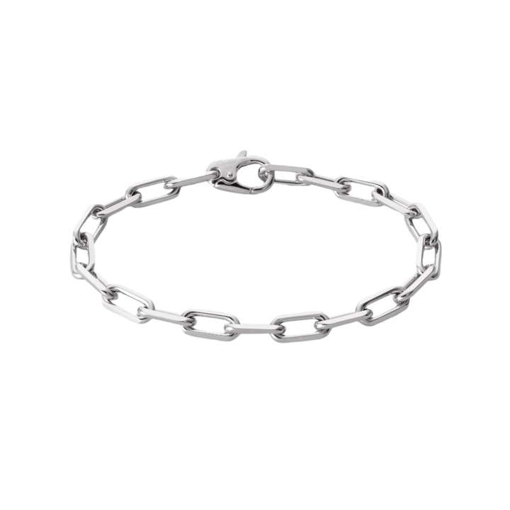 Cartier Santos de Cartier Bracelet, Chain, Medium Model, White Gold
