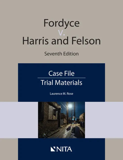 Fordyce V. Harris and Nelson: Case File - Paperback