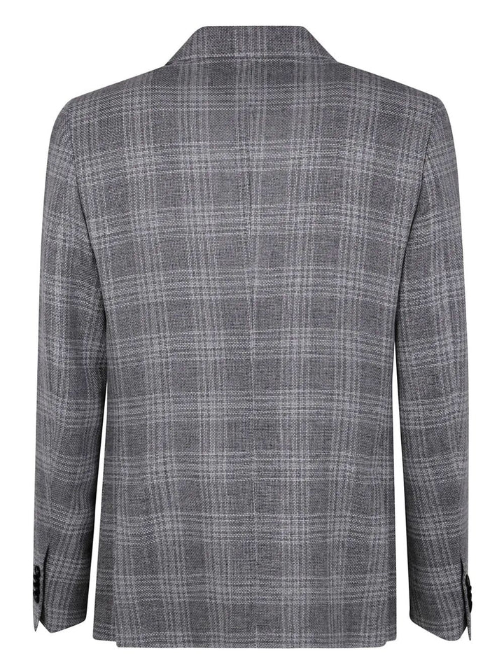 Zegna Men Wool And Linen Jacket