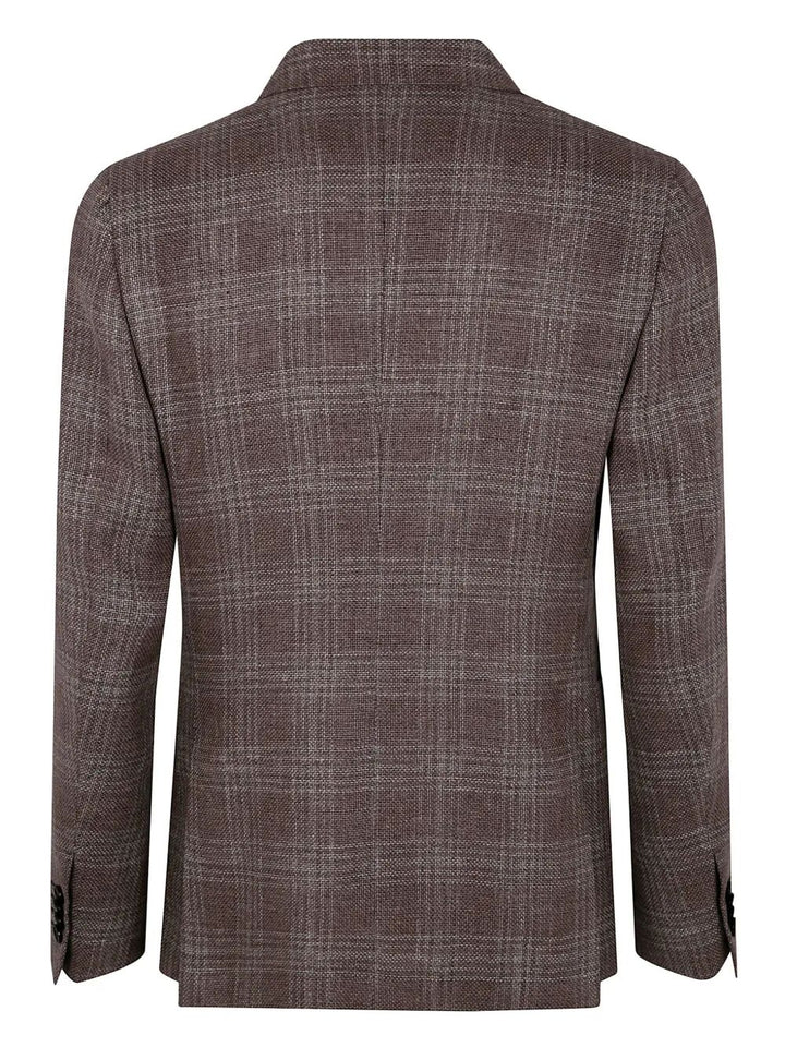 Zegna Men Wool And Linen Jacket
