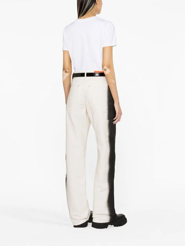 Balmain Women 3 Buttons Balmain Printed T-Shirt