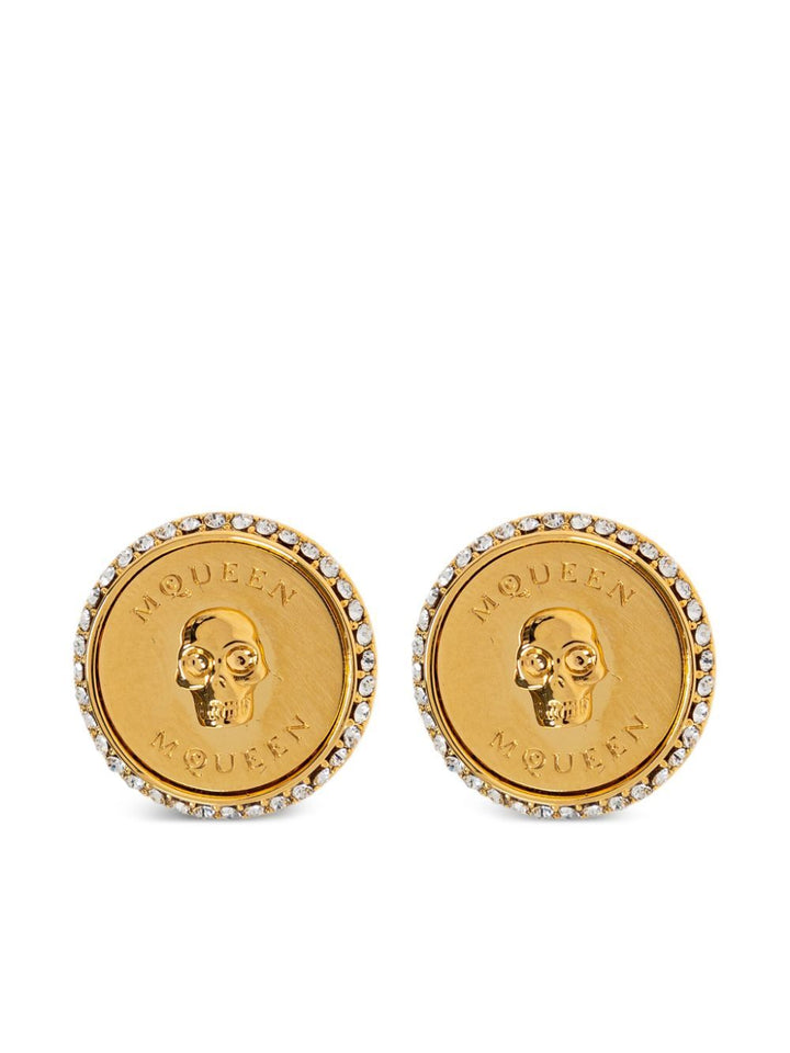 Alexander Mcqueen Women Sovereign Skull Earrings