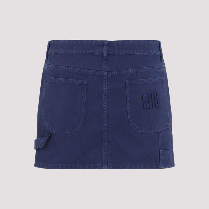 Miu Miu Cotton Mini Skirt Women