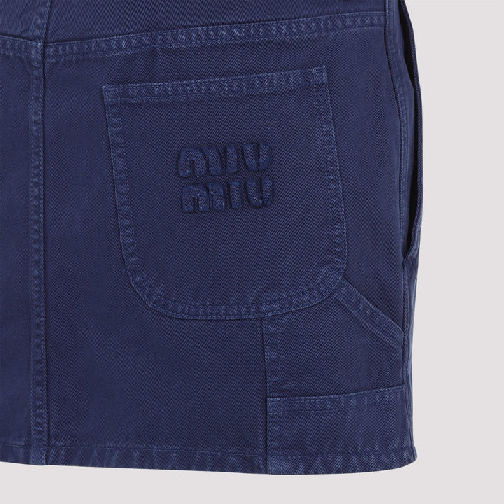 Miu Miu Cotton Mini Skirt Women