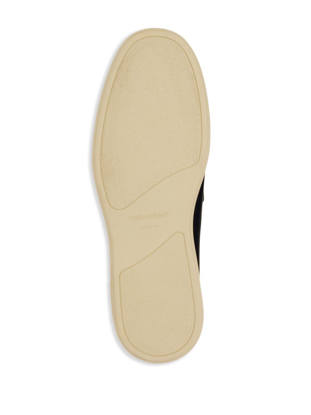 Ferragamo Men Cosimo Leather Casual Loafers With Gancini Buckle
